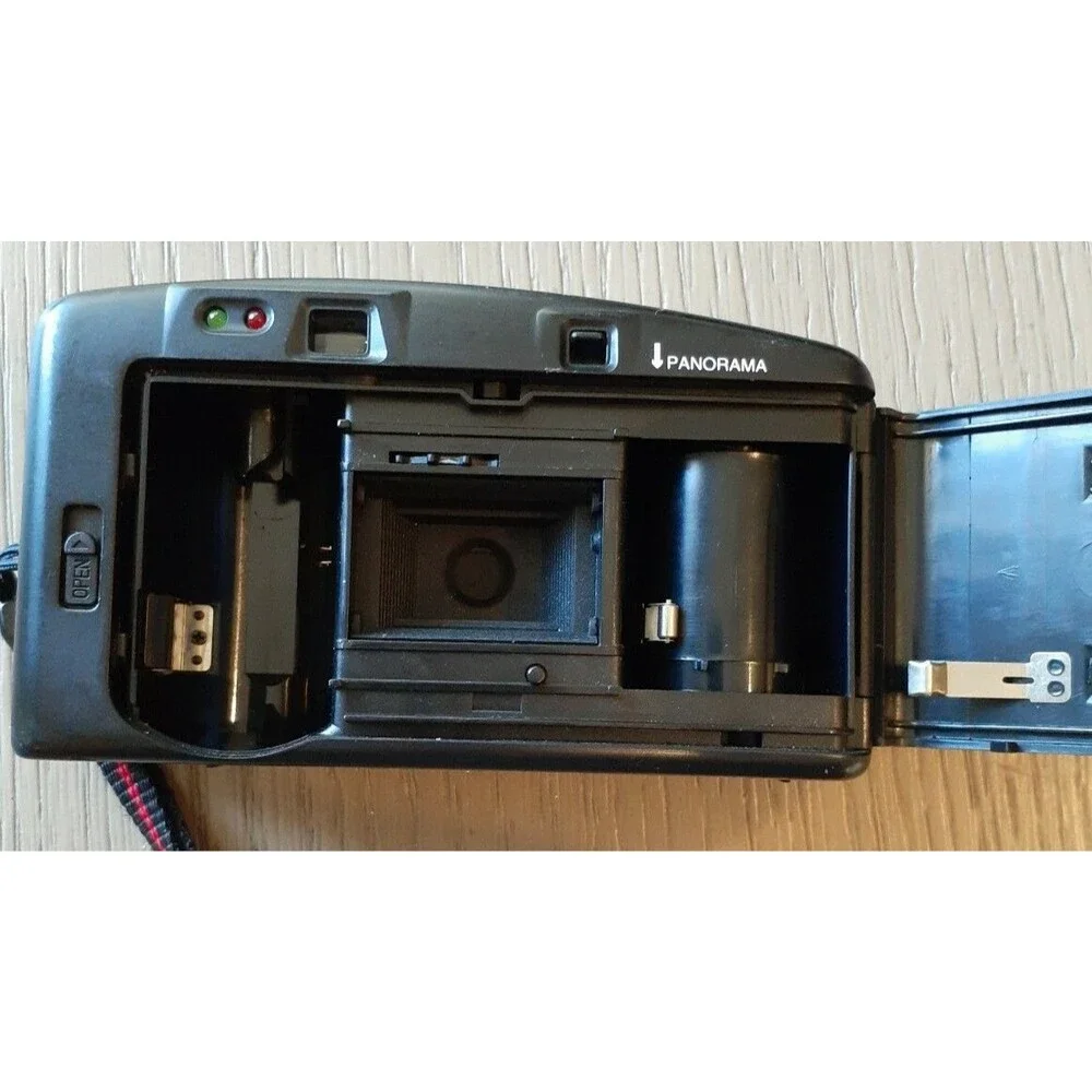 Vivitar Panorama Camera Bundle PS45P Focus Free Motor Case Manual Japan Untested